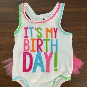 First Birthday Tutu Onesie!